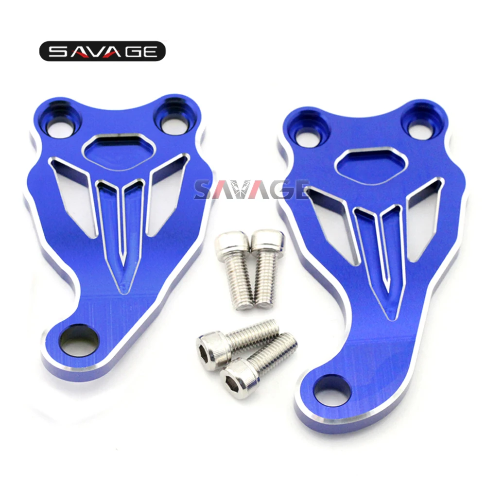 

For Yamaha MT07/FZ07 MT-07/FZ-07 2014 2015 2016 Blue Motorcycle Accessories Fixed Frame & Engine Mounting Bracket Slider Cover