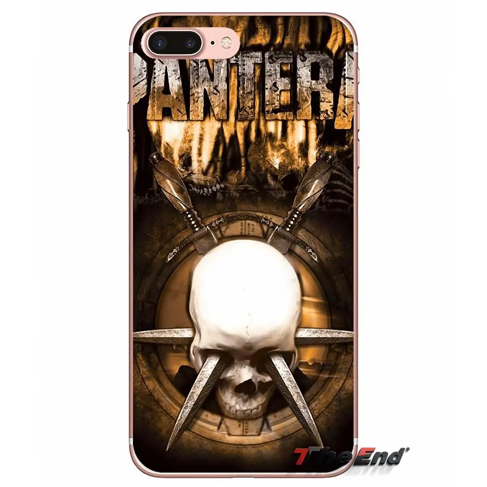 Для iPhone X 4 4S 5 5S 5C SE 6 6S 7 8 Plus Samsung Galaxy J1 J3 J5 J7 A3 A5 2016 2017 мягкие чехлы Phil Anselmo Pantera