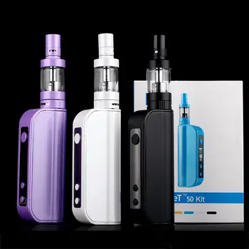 

ECT ET 50 Kit 50W box mod electronic cigarettes E cig 2.5ml mini fog airflow control 2200mah atomizer e cigarette et50 Vape