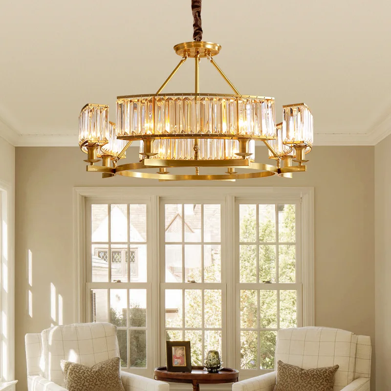 

copper chandelier American living room crystal chandelier restaurant after modern luxury chandelier