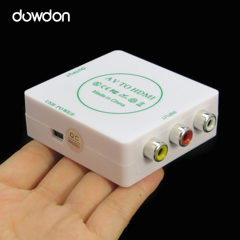 Portable 7p Av To Hdmi Converter For Dvd Stb Ps3 Pc Dv Displayer Dlp Video Projector Hdmi Av Converter Converter Frequencyhdmi Software Aliexpress