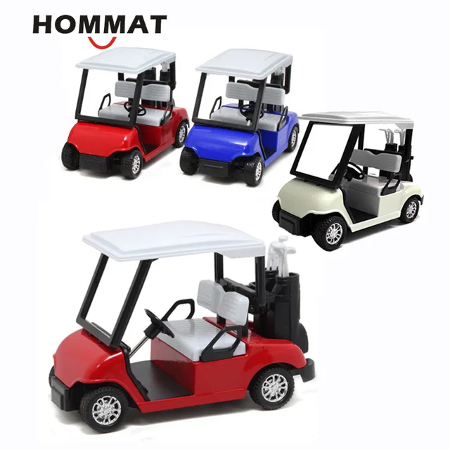HOMMAT Simulation 120 Golf Club Golf Cart Car Alloy Diecast Toy Car