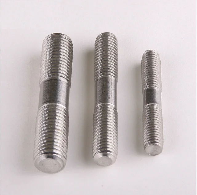 M8 * 50mm 304 stainless steel threaded rod double ended Bar, stainless