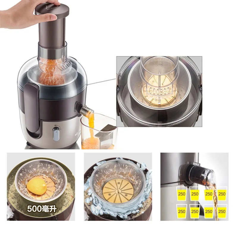220V Bear Brand Household Juicer Lemon Orange Juice Extractor EU/AU/UK Multifunctional Electric
