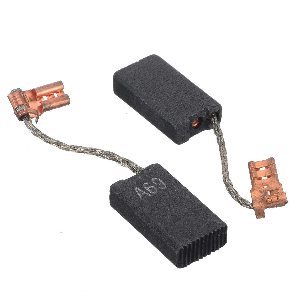 New 1 Pair Carbon Brushes Charcoal Wire Leads For Bosch GBH5-40D GSH500 GSH5 TSH5000 GSH5X A69 22.9x12.2x6.1mm
