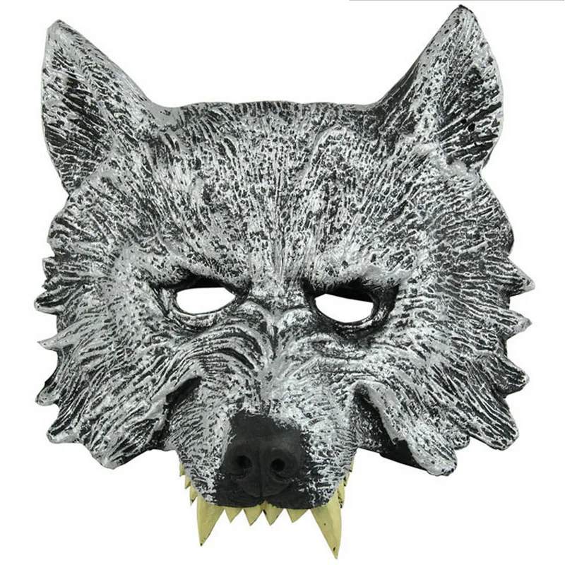 

PVC Animal Wolf Masks for Kids Adult Masquerade Party Masks Costume Wolves Ball Christmas Halloween Navidad