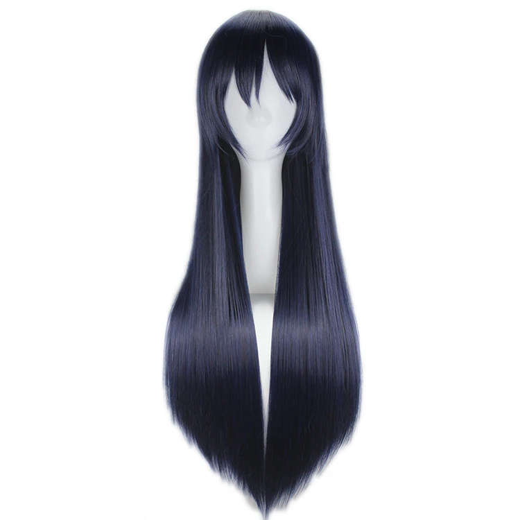Аниме Любовь жить Косплэй парики Сонода Уми парик длинные темно-синий жаропрочных синтетических волос Perucas Косплэй парик