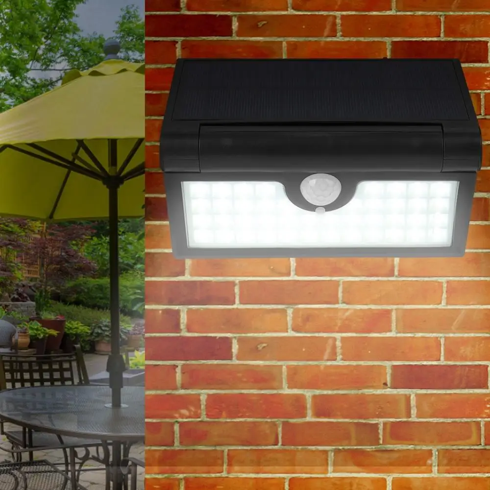 

2W 42LEDs Waterproof Solar Power Foldable Infrared Induction LED Lights Garden Wall Lamp Solar Power Lamp