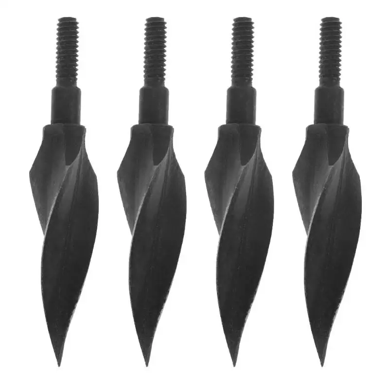 

4PCS/SET Sharp Stainless Steel Rotary Arrow Heads Broadheads Tips Arrow Points Archery Arrowheads for compound bow and crossbow