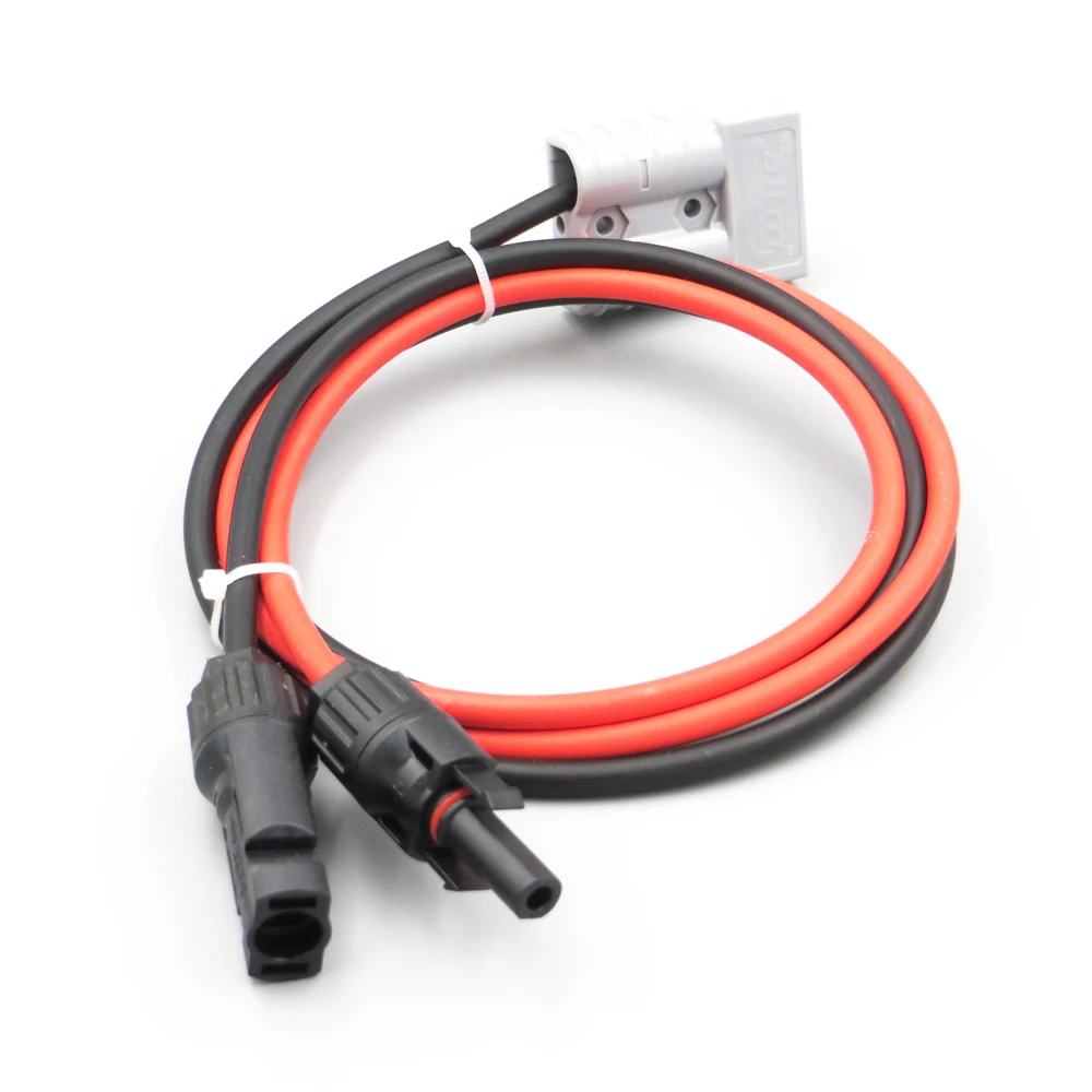 

6mm2 /10Awg Solar Cable 50A 600V SH50 Plug MC4 connector extend cable Solar Panel quickly connect Tab Batteries 1/2/3/5/10m