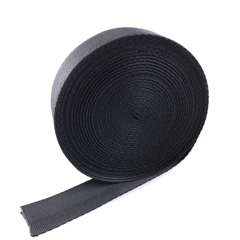 10 Meters Wide Black Nylon Heavy Webbing Strap Thick Knapsack Belt