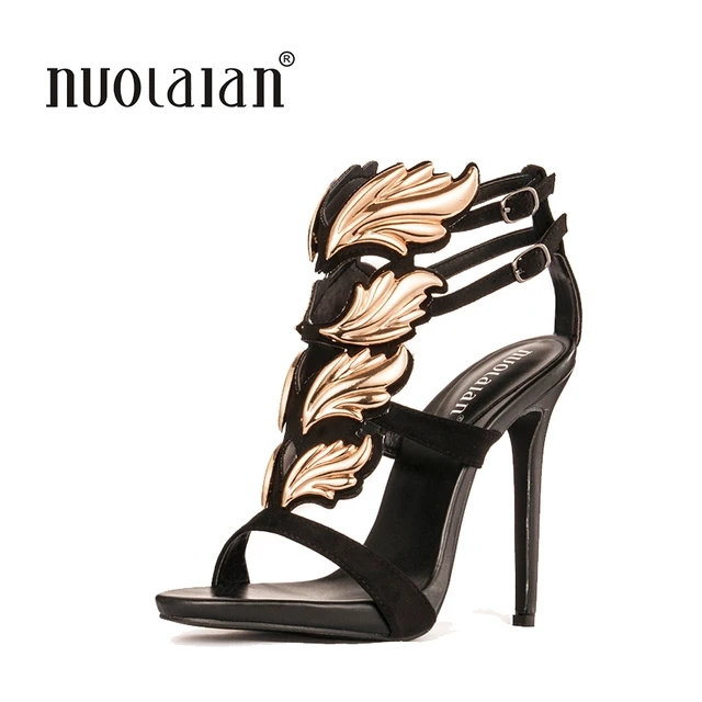 $US $18.48 Brand fashion women pumps leaf flame high heel pumps shoes for women sexy peep toe high heels sanda