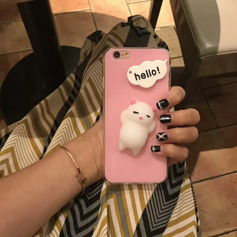 ل Wiko حمى 4 جرام ليني 2 اللب قوس قزح 4 جرام مشمس Solf TPU اسفنجي ستيريو القط مخلب دمية حالة الهاتف المحمول غطاء حقيبة الهاتف المحمول