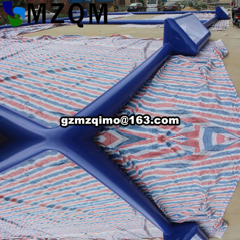 ПВХ Материал надувные Футбол поле воздуха структурированных футбольный манеж для игры
