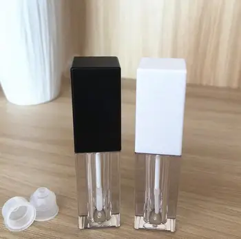 

5ml Square Shape Lip Gloss Tube Empty Cosmetic Bottle Clear Lip Gloss Tubes Containers Bottle fast shipping SN396