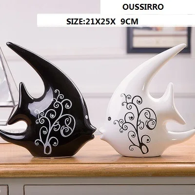 OUSSIRRO креативный керамический домашний декор ремесла украшение комнаты ремесленные фарфоровые фигурки животных Свадебные украшения - Цвет: 5