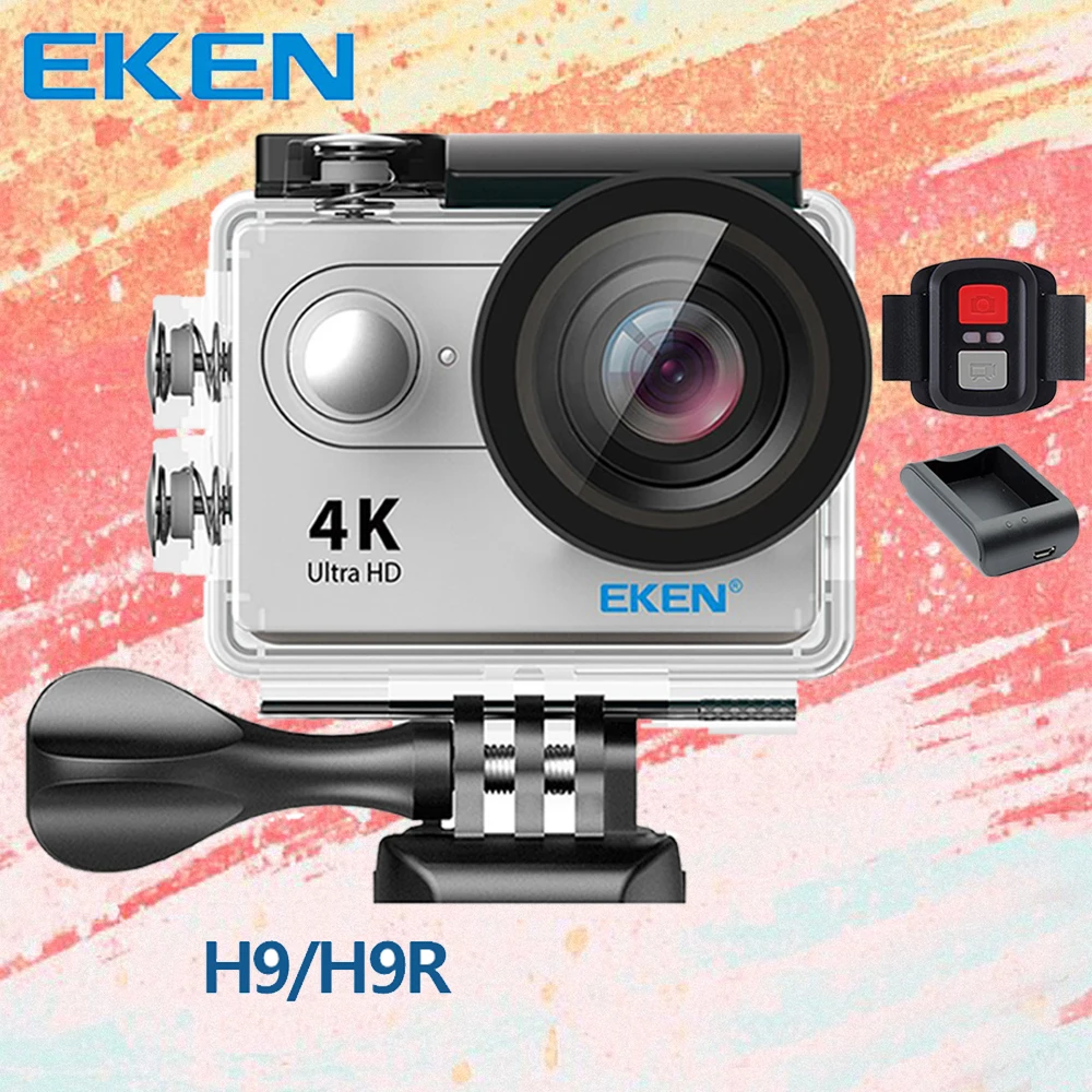 

EKEN H9 Action Camera H9R Ultra HD 4K 25FPS WiFi 2.0" 170D Go Underwater Waterproof Pro Helmet Cam Camera Remote Sport Cam