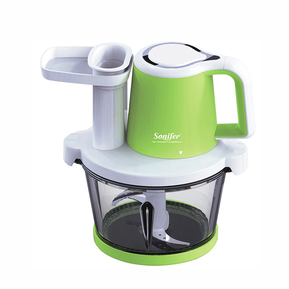 

2.5L Electric Kitchen Automatic Mincing Machine Shredder Vegetable Fruit Meat Cutter Blender Food Processor Sonifer
