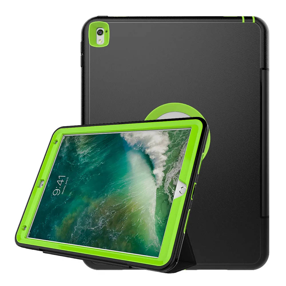 Противоударный Heavy Duty 3-складной стенд Дети чехол для iPad Pro 9,7 модель A1673 A1674 A1675 планшет Функция Smart Sleep Wake UP Чехол Funda - Цвет: 3