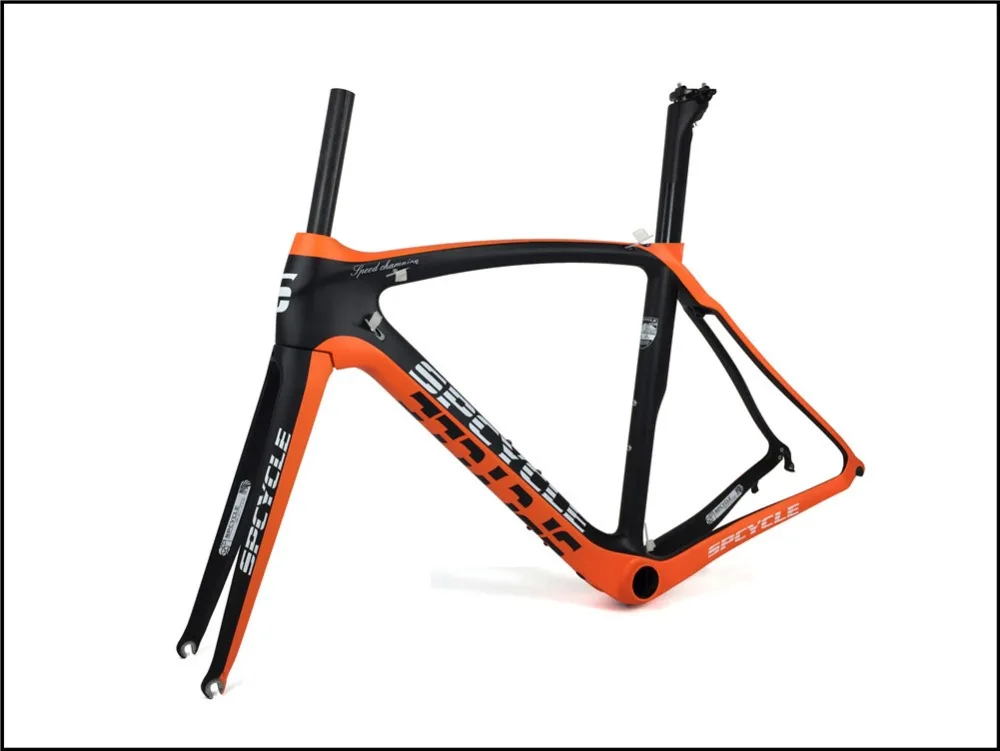 Perfect Spcycle T1000 Full Carbon Road Bike Frame 700C Road Bicycle Carbon Frameset UD Matt Racing Bicycle Frames With Headset BB386 3