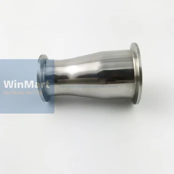 

38mm 1.5" Turn to 32mm Pipe O/D Tri Clamp connection Reducing 304 Stainless Steel Sanitary Reducer Pipe Fitting For Homebrew