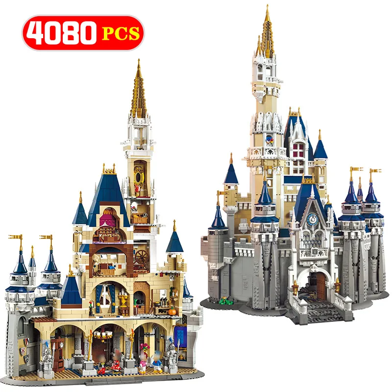 

Creator Castle Cinderella Princes Model Building Block Compatible Legoing Movie Figures Educational Bricks Toys for Children