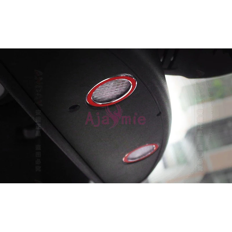 

For Mercedes Benz A B C E Class CLA GLA GLK ML GL GLC Rearview Mirror Light Panel Ring Sticker Car Styling Accessories
