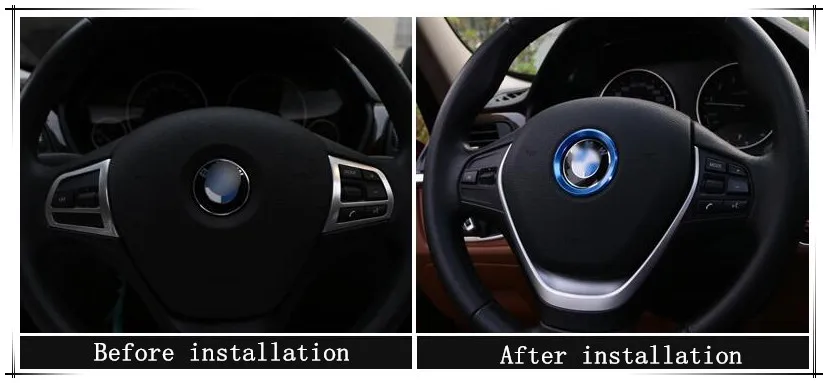 

Car Styling Steering-Wheel Decorative For BMW F20 F21 F31 G31 F11 E61 E60 X1 F48 X2 F39 X3 G01 F25 E83 X4 G02 F26 Accessories