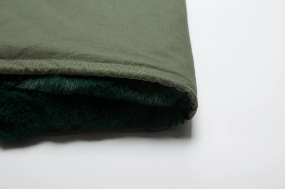 Модный, распродажа армейских зеленых пальто, темно-зеленый меховой воротник и подкладка с капюшоном мужские меховые куртки мужская верхняя одежда
