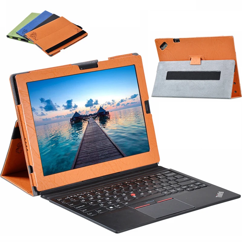 Luxury Leather Case Cover For Lenovo Thinkpad X1 Tablet 12 inch Tablet