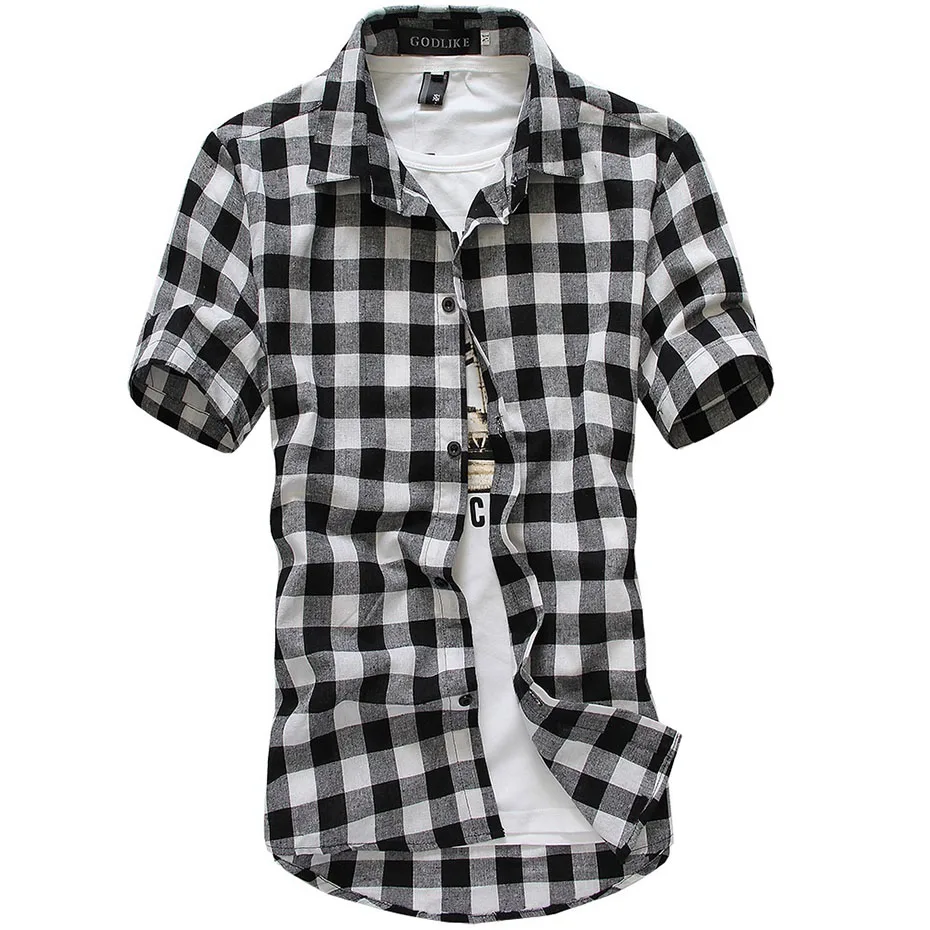 Zogaa 2018 Высокое качество для мужчин s рубашки для мальчиков повседневное Slim Fit рубашки с короткими рукавами платье Camisa социальной Masculina
