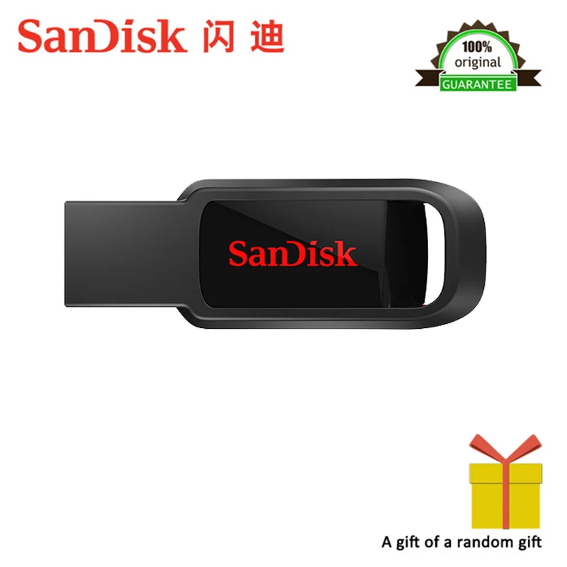 SanDisk CZ61 USB флеш-накопитель 128 Гб Высокая скорость USB 2,0 Мини-накопитель Micro USB флеш-накопитель карта памяти Micro SD