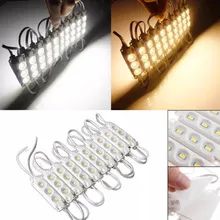 20 шт литье Водонепроницаемый 3 светодиодный 5630 SMD СВЕТОДИОДНЫЙ модуль белый/теплый белый