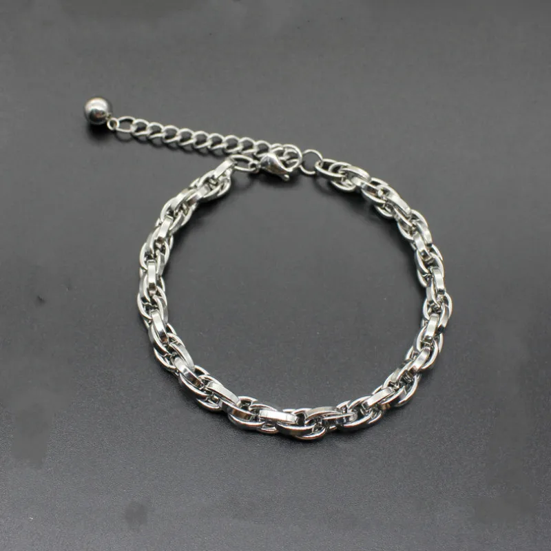 Полые ювелирные изделия для женщин и мужчин Мода Серебряный цвет 316L нержавеющая сталь шарм браслеты оптом ювелирные изделия