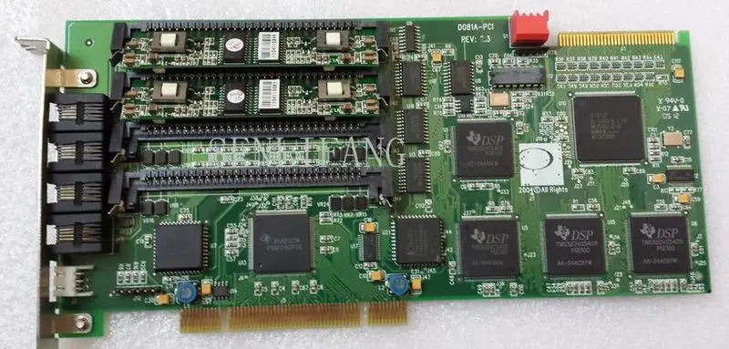 

Free shipping D081A-PCI V2.3 D160A voice card with four modules