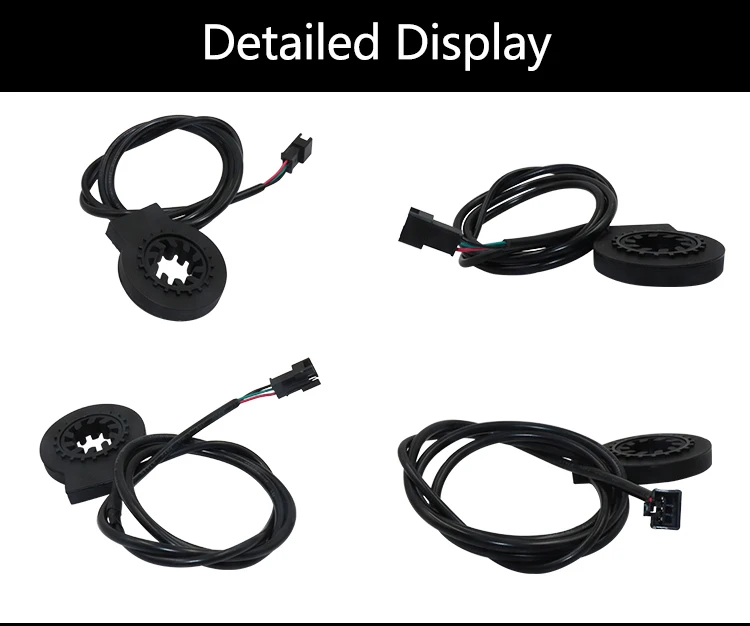 Cheap JS PAS System Pedal Assist Sensor  Electric Bicycle E Bike Speed Assistant Sensor Ebike Conversion Kit Parts Accessories MTB 7