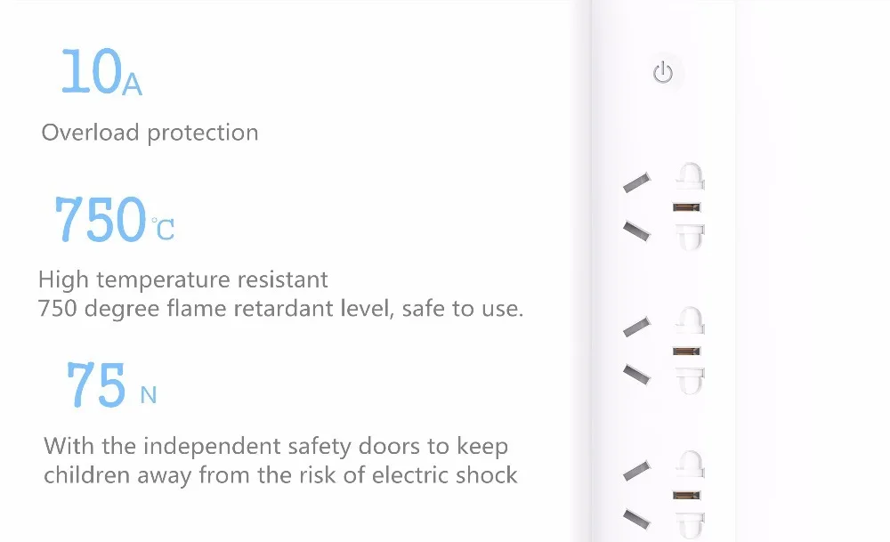 Xiaomi Qingmi умный дом Беспроводная полоса питания 3 порта 3 USB быстрая зарядка 5 гнезда расширение wi-fi-розетка Mijia приложение дистанционного управления