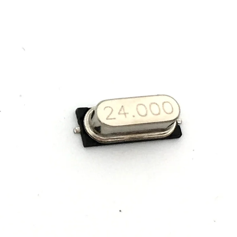 

20pcs smd hc-49s 24.000 mhz 24MHz 20ppm 20pF quartz resonator crystal