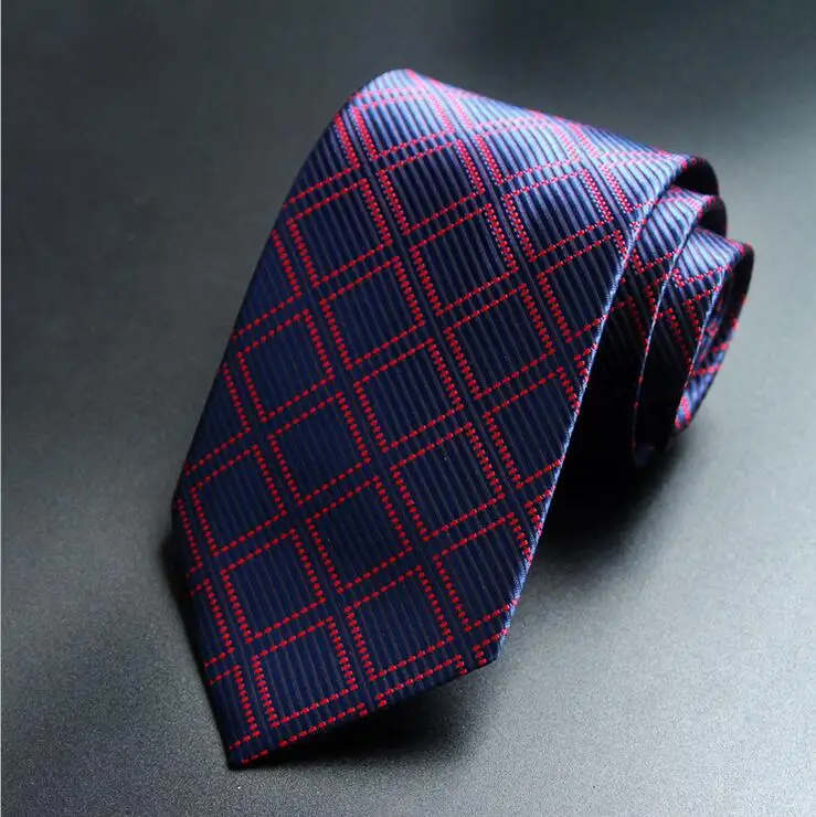 Новое поступление, галстуки с пейсли для мужчин, классические шелковые жаккардовые переплетенные свадебные галстуки на шею, деловые галстуки, 8 см, Corbatas Hombre - Цвет: 48