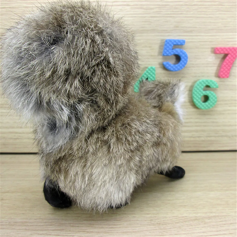 Fancytrader Squirrel Toy Soft Plush Toy Doll Simulation Animal Mini Plush Doll Birthday Gift Stuffed Animais Rabbit Fur Toy7