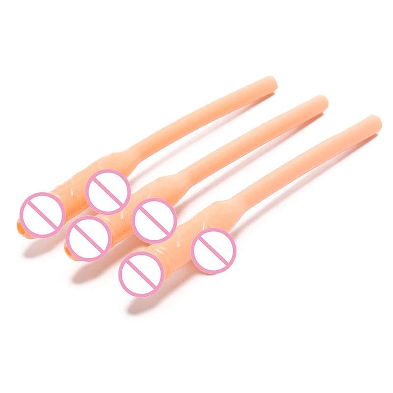 

Funny New 1 * Huge Propene Polymer Penis Willy Drinking Straw Novelty Bar Hen Night Party Nude Bachelorette Straws Accessories