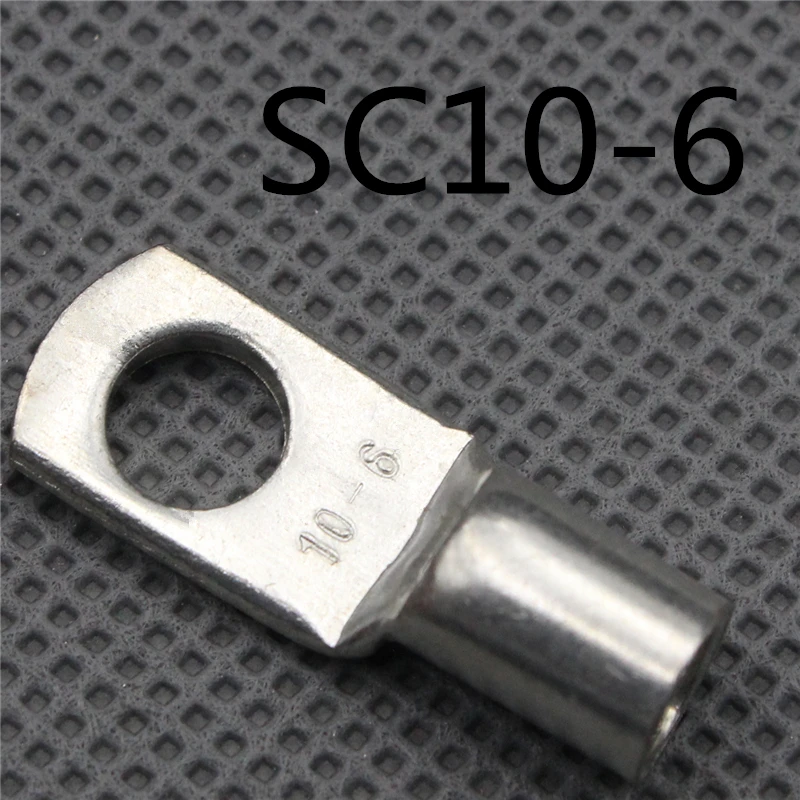 

1piece SC(JGK)10-6 tinned copper cable lugs crimp type Electric power fittings equipment contact B Type
