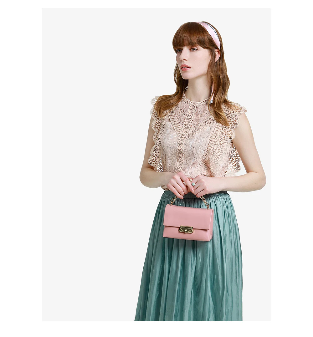 mensageiro corrente bolsa feminina