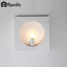 Наружный квадратный внутренний круглый модный персональный использование в рукоделии Стиль led Украшение Искусство настенный светильник прохода Настенные светильники подсвечник