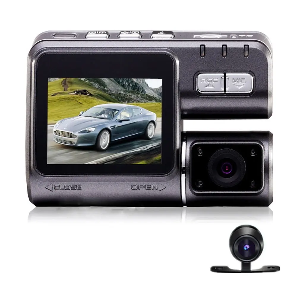 Vehicle Video Recorder Dash Cam Dual Lens Full HD 1080P Mini Car Camera