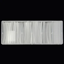 150Pcs/set Polyolefin 2:1 Halogen-Free Heat Shrink Tubing Tube Assortment Sleeving Wrap Tubes Clear for Wrap Wire Kit