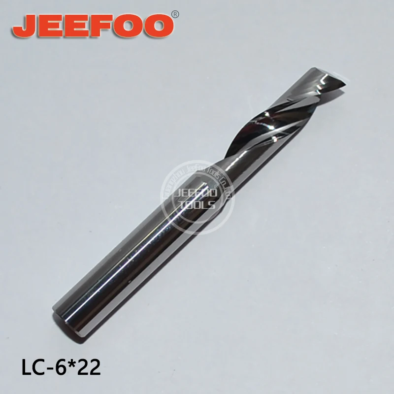 

6*22 One Flute Spiral Bits for Aluminum