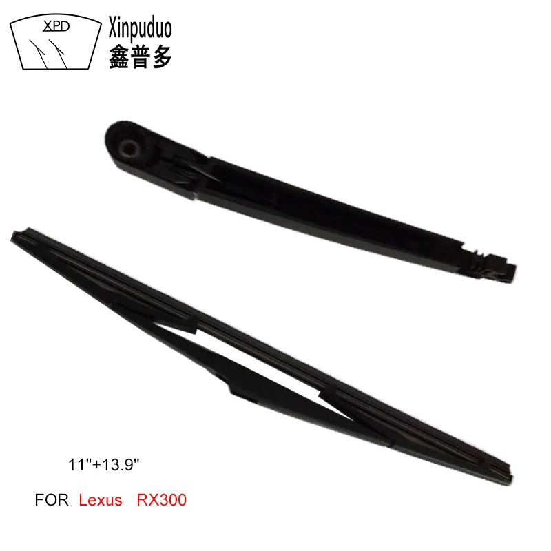 XPD 2x Car Rear Window Windshield Wiper Arm + Blade Replacement For