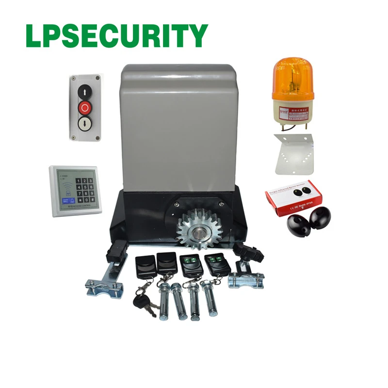 LPSECURITY 230V 800kg/1200kg electrical automatic sliding gate opener