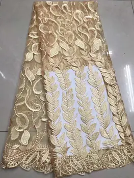 

M09 Fashionable Nigerian French Lace Fabric Latest Unique High Quality Guipure Lace Fabric.african swiss voile lace high quality